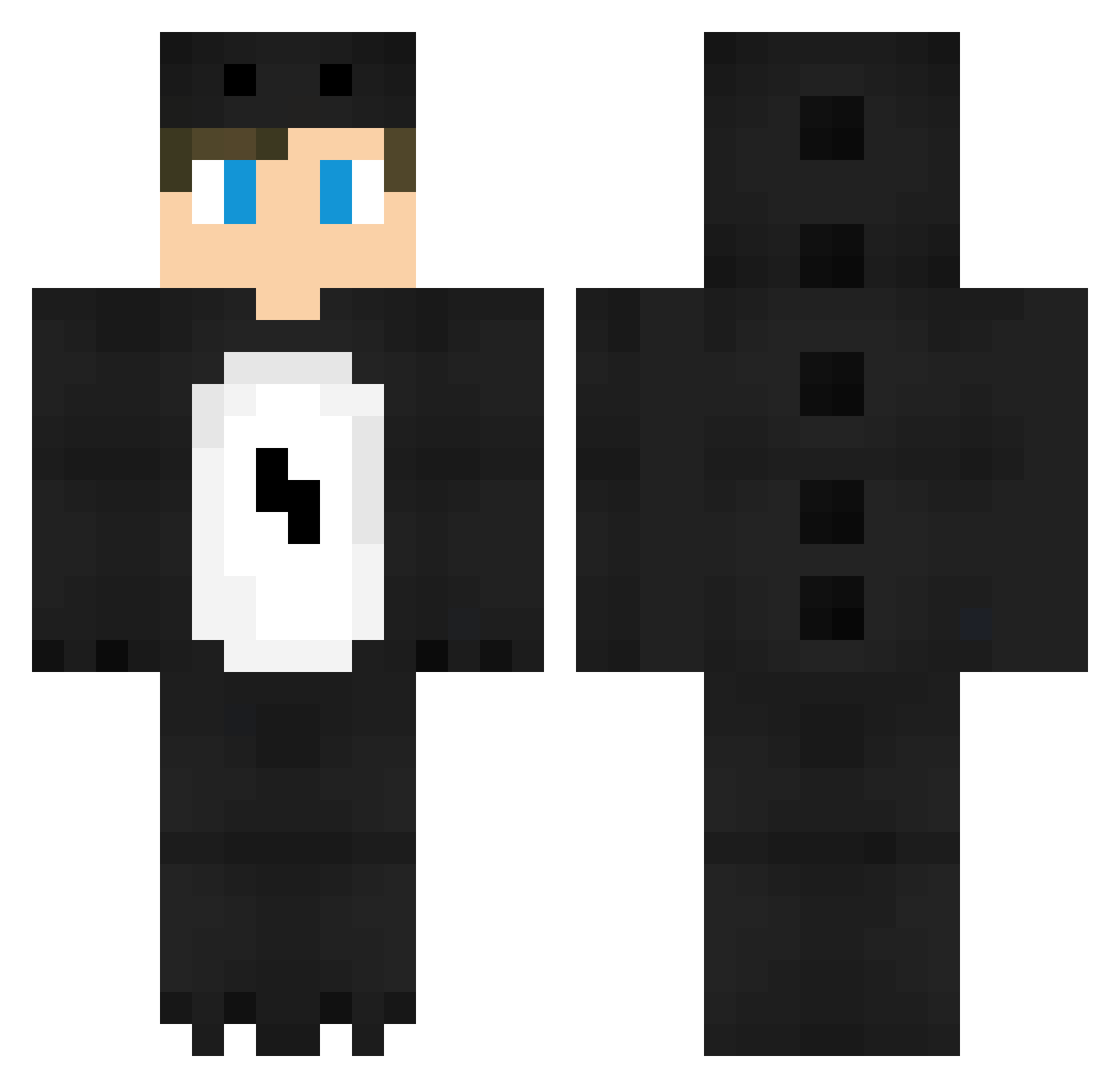DragoonBoyS2_ Minecraft skin, front and back view