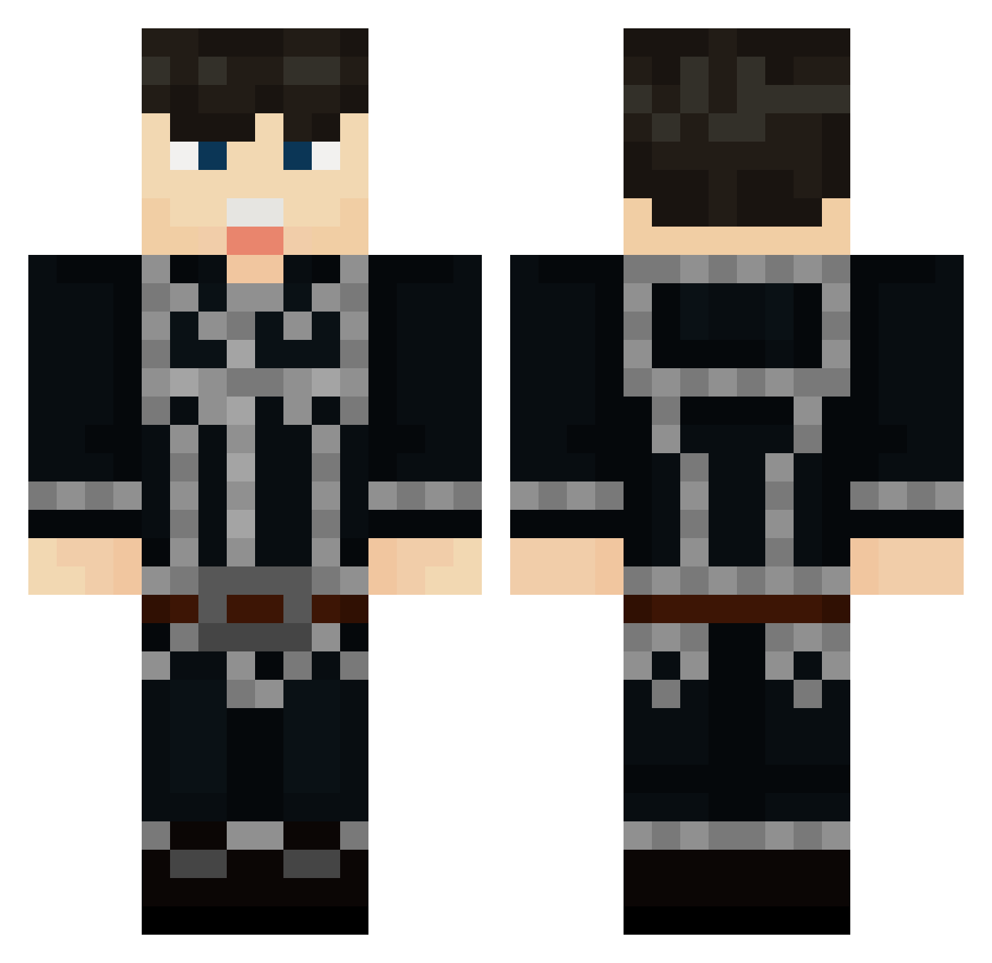 Mistrz_Eska Minecraft skin, front and back view