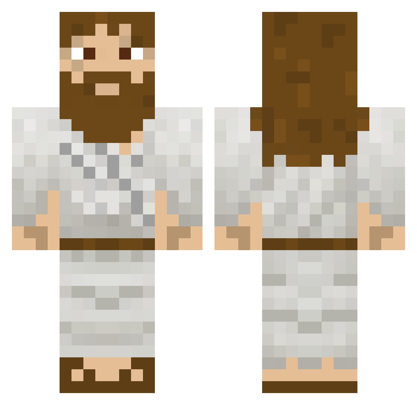 _Adne_ Minecraft skin, front and back view