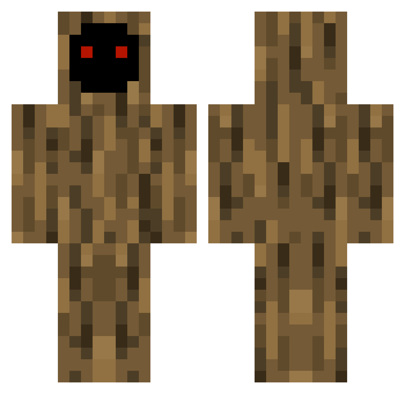 Lethal_Fridge17 Minecraft skin, front and back view