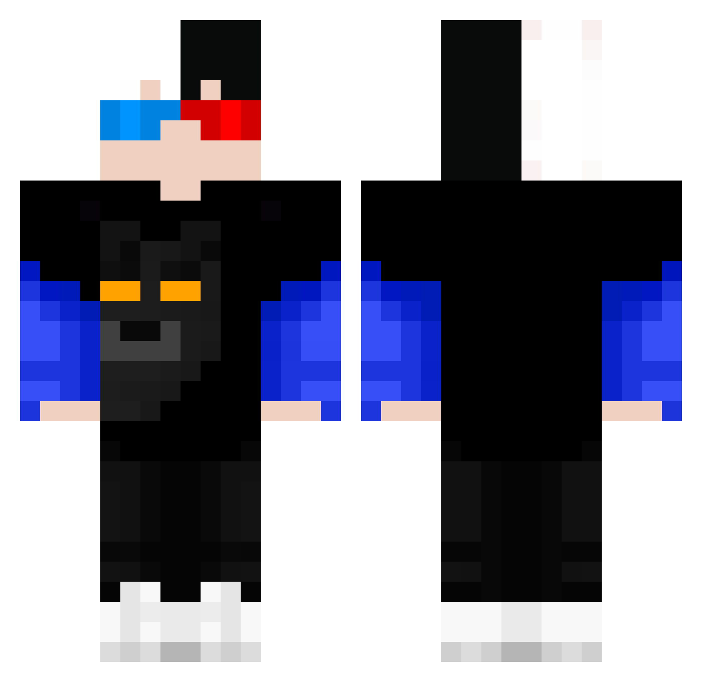 MuitoSono_ Minecraft skin, front and back view