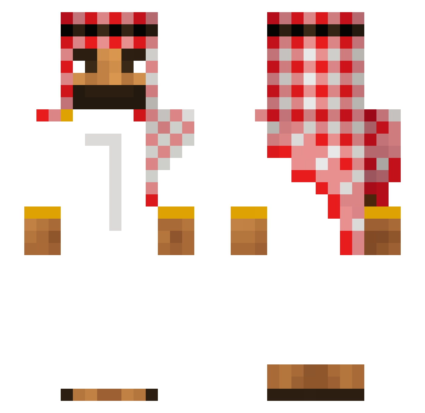 Epic_Rasierer Minecraft skin, front and back view