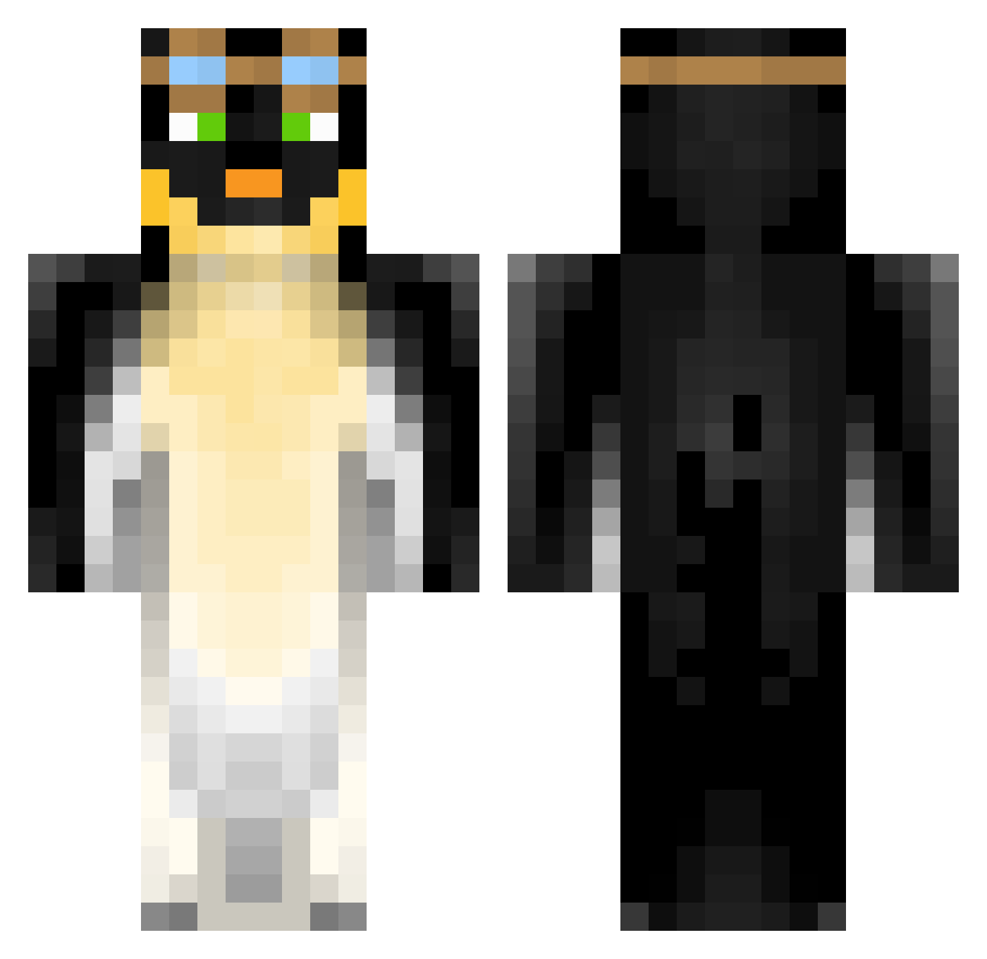 wadf_ Minecraft skin, front and back view