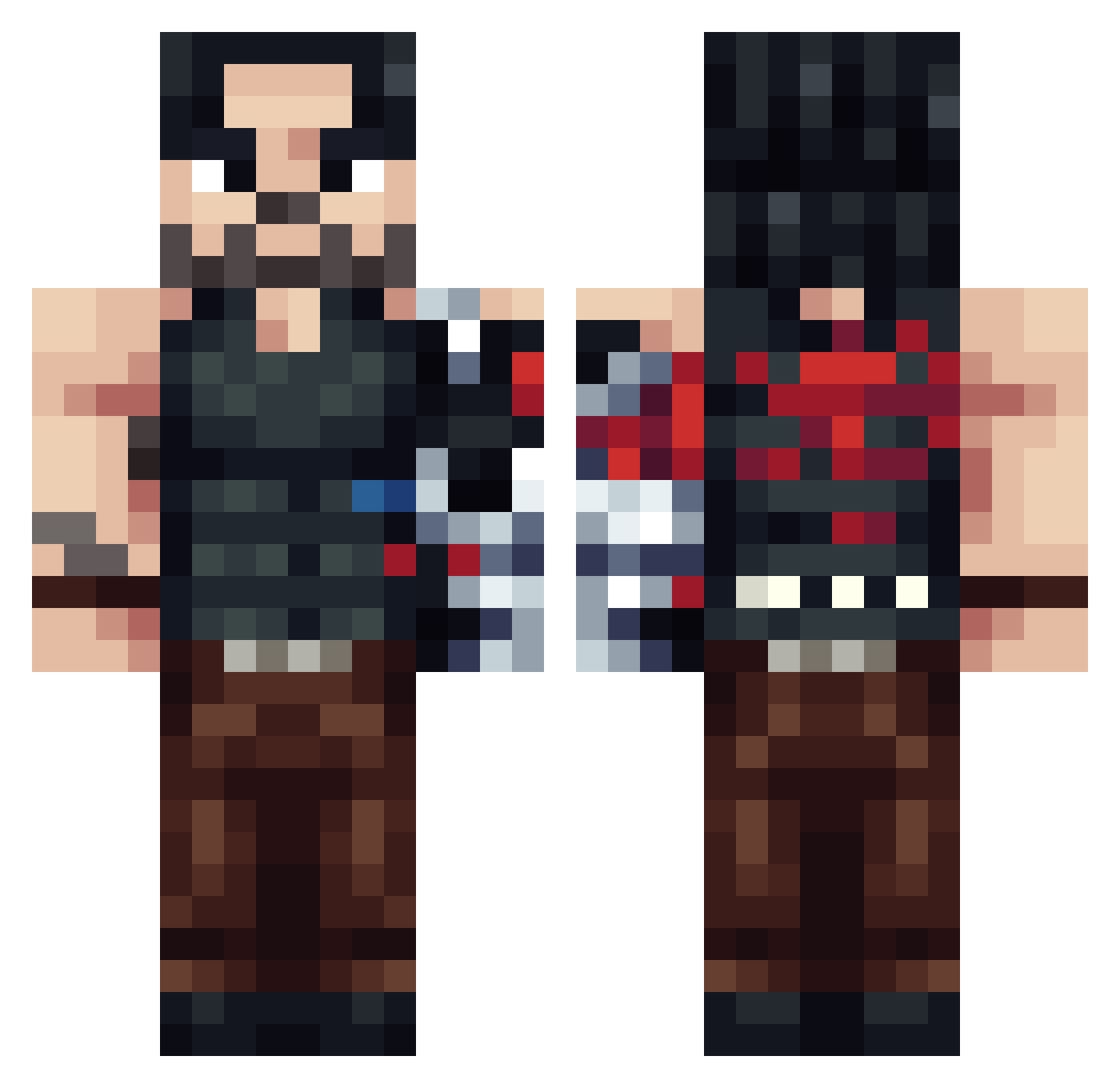 Barwizzler - bucky barnes Minecraft skin