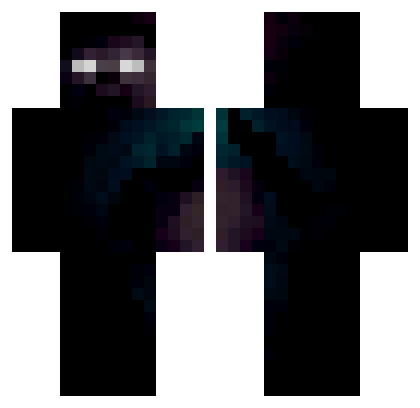 czerpion_123 Minecraft skin, front and back view
