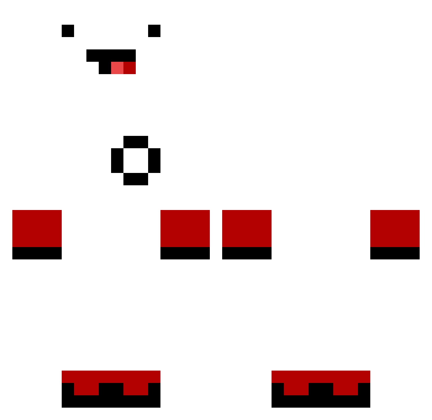 Russische_Frucht Minecraft skin, front and back view