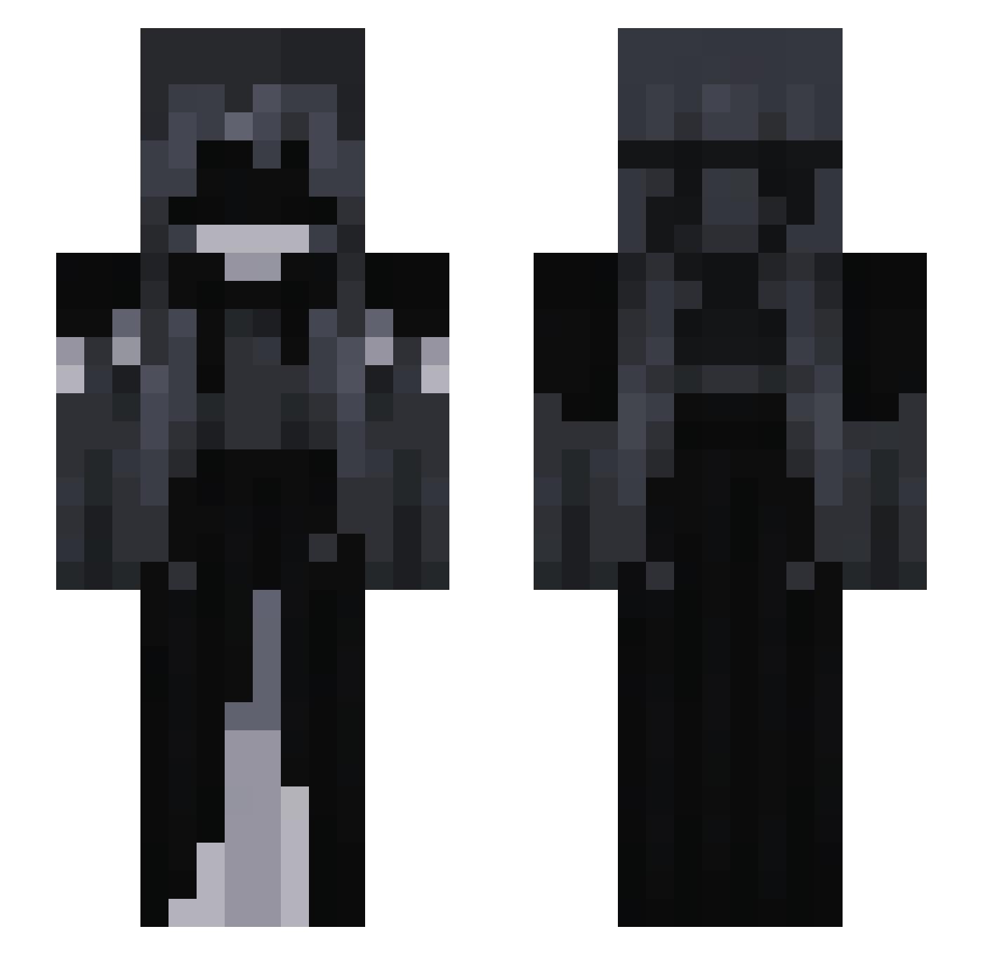 katsomg1 Minecraft skin, front and back view