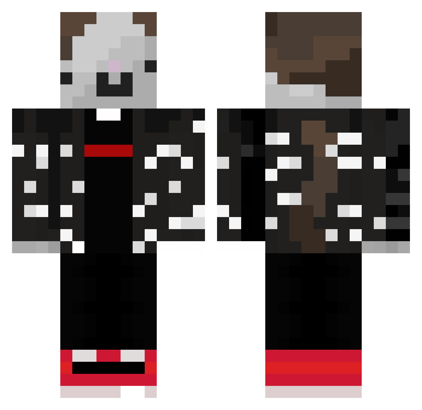 Max_wu0705 Minecraft skin, front and back view