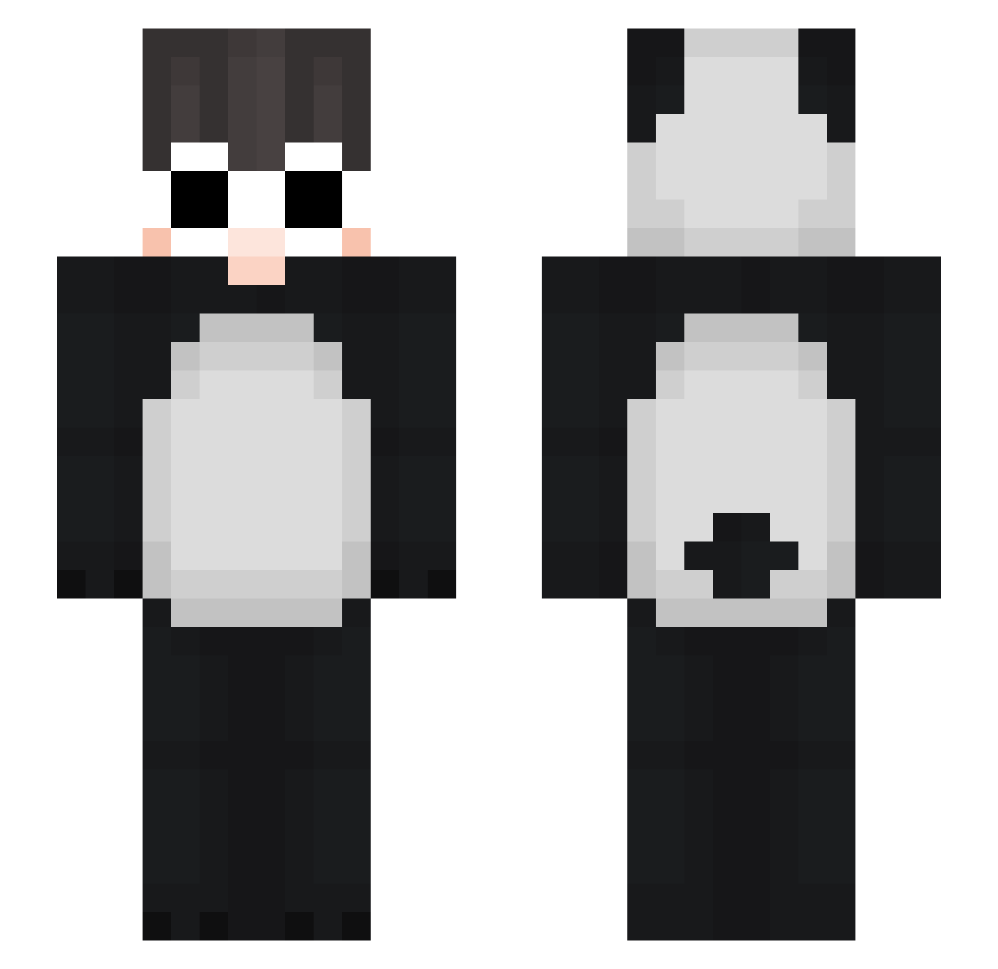 OgPatty Minecraft skin, front and back view