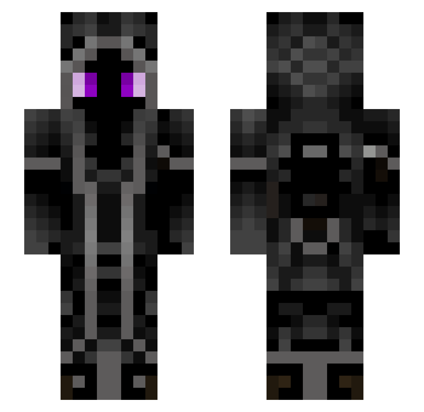 sinbadkkwl Minecraft skin, front and back view