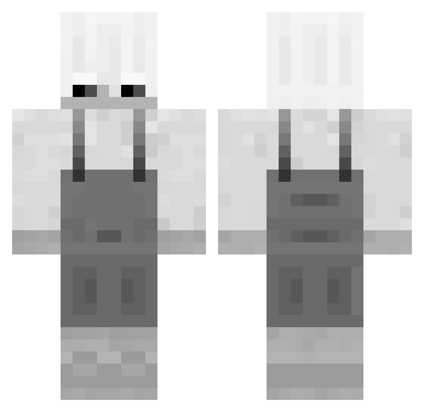 SalatGurke420 Minecraft skin, front and back view