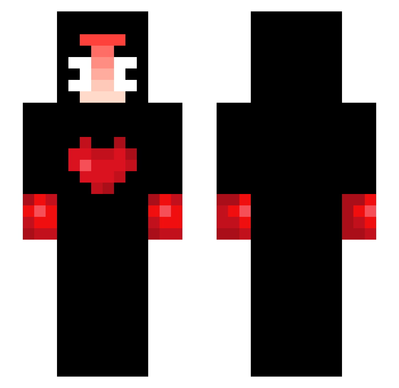 w1nwoo Minecraft skin, front and back view