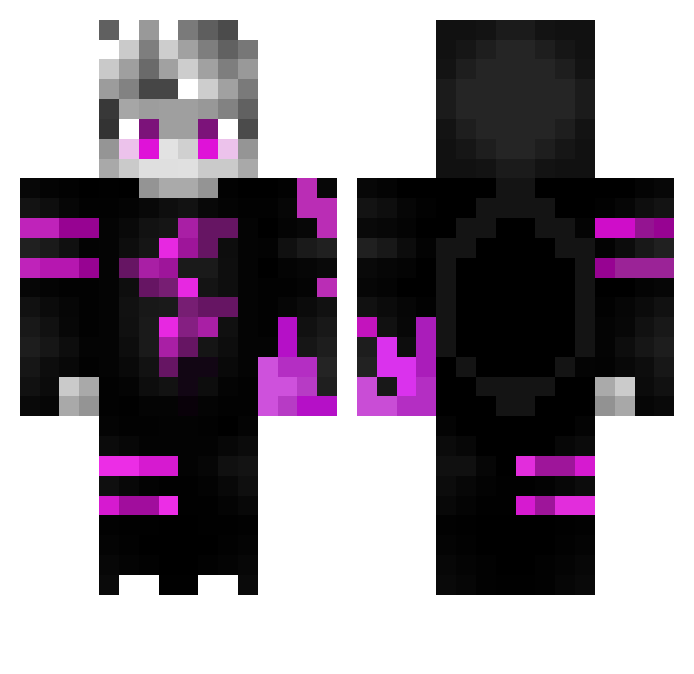 RadovanGP Minecraft skin, front and back view