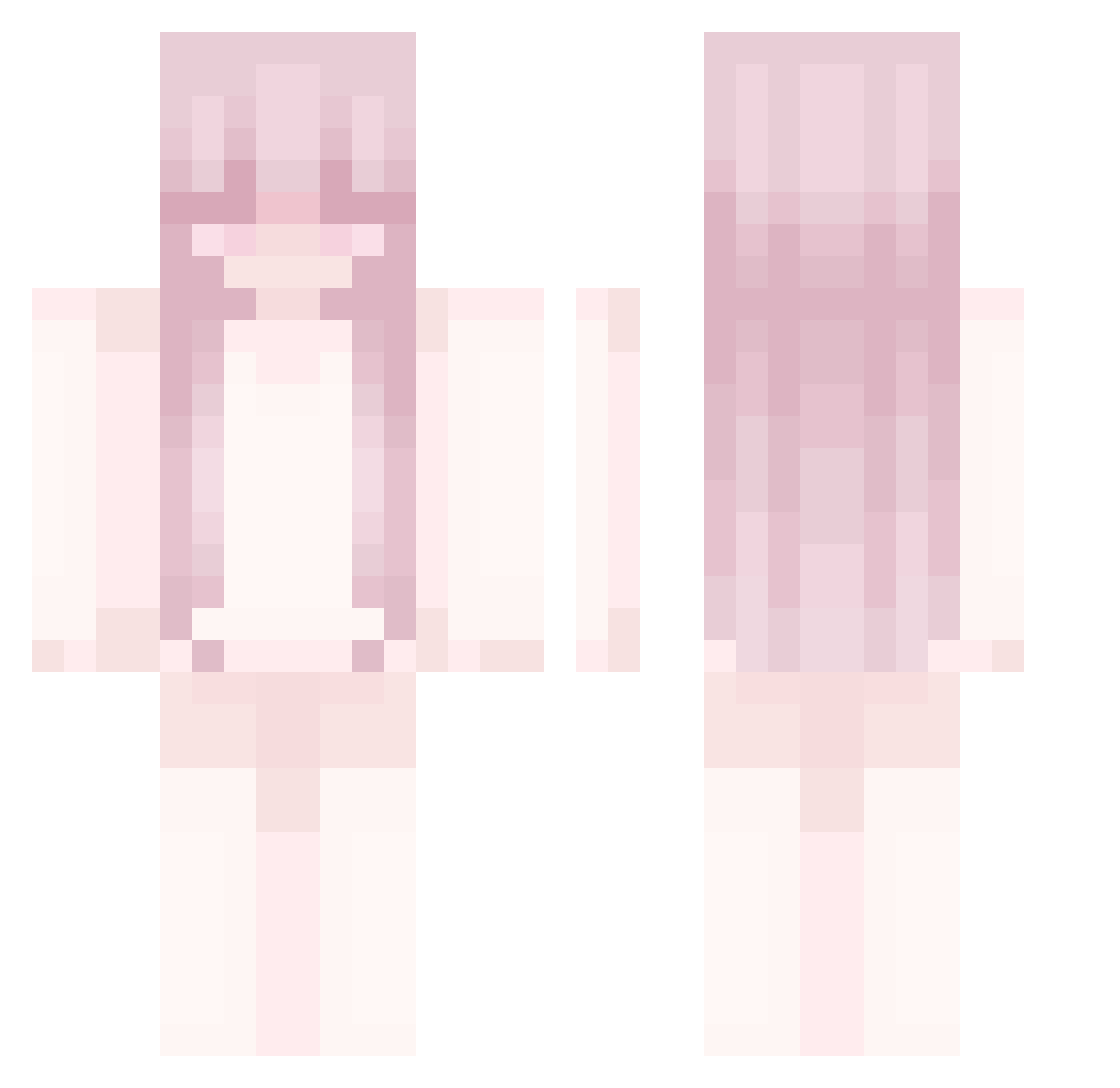 _KirikayAlain_ Minecraft skin, front and back view