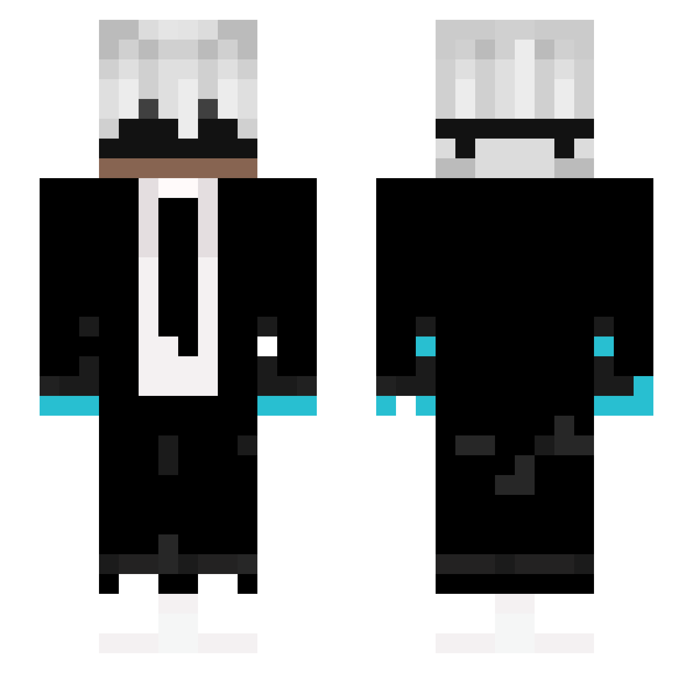 RetroCraft__ Minecraft skin, front and back view