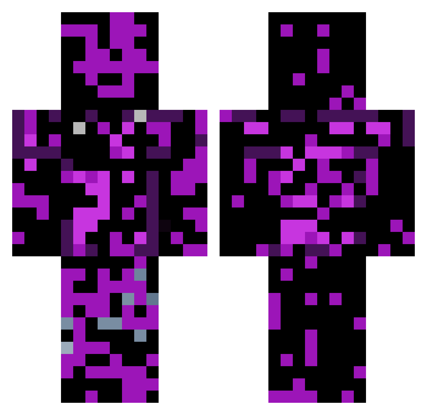 cairo_AK Minecraft skin, front and back view
