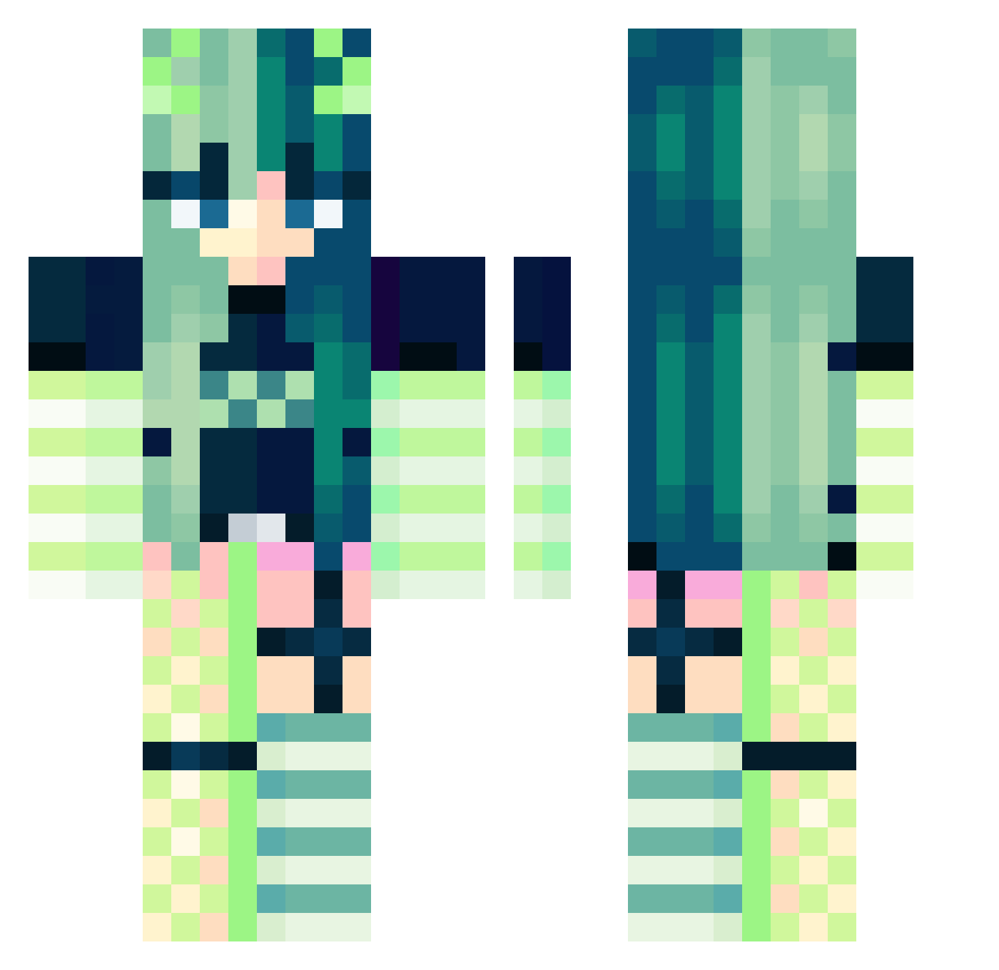 LucasCavaCoach Minecraft skin, front and back view