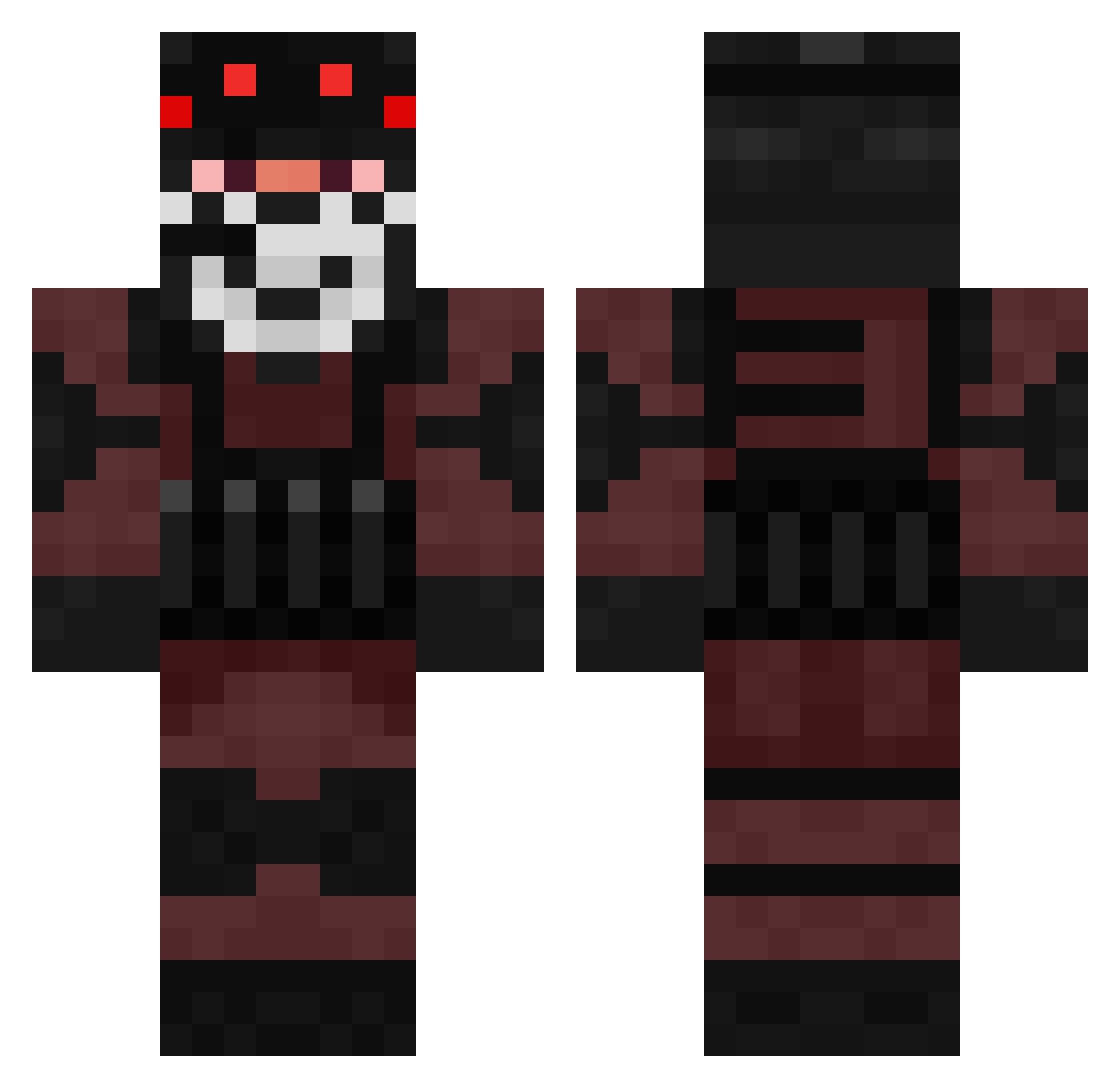 tsr3_0 Minecraft skin, front and back view