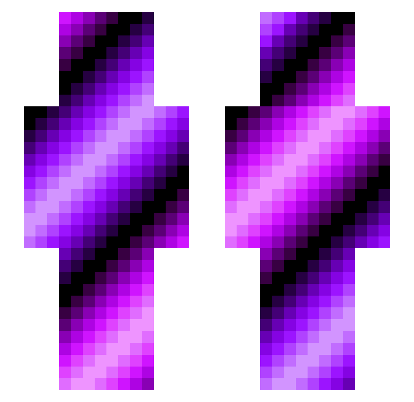 SneakyOwl Minecraft skin, front and back view