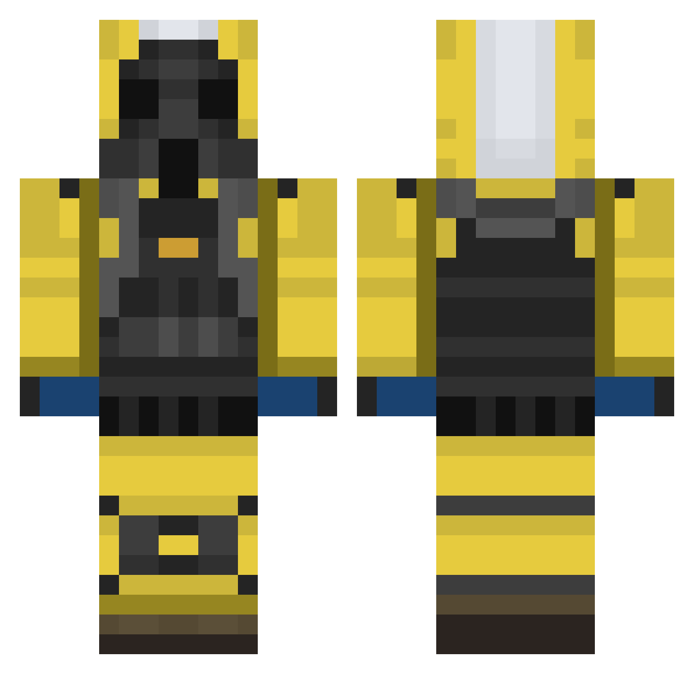 kar_m Minecraft skin, front and back view