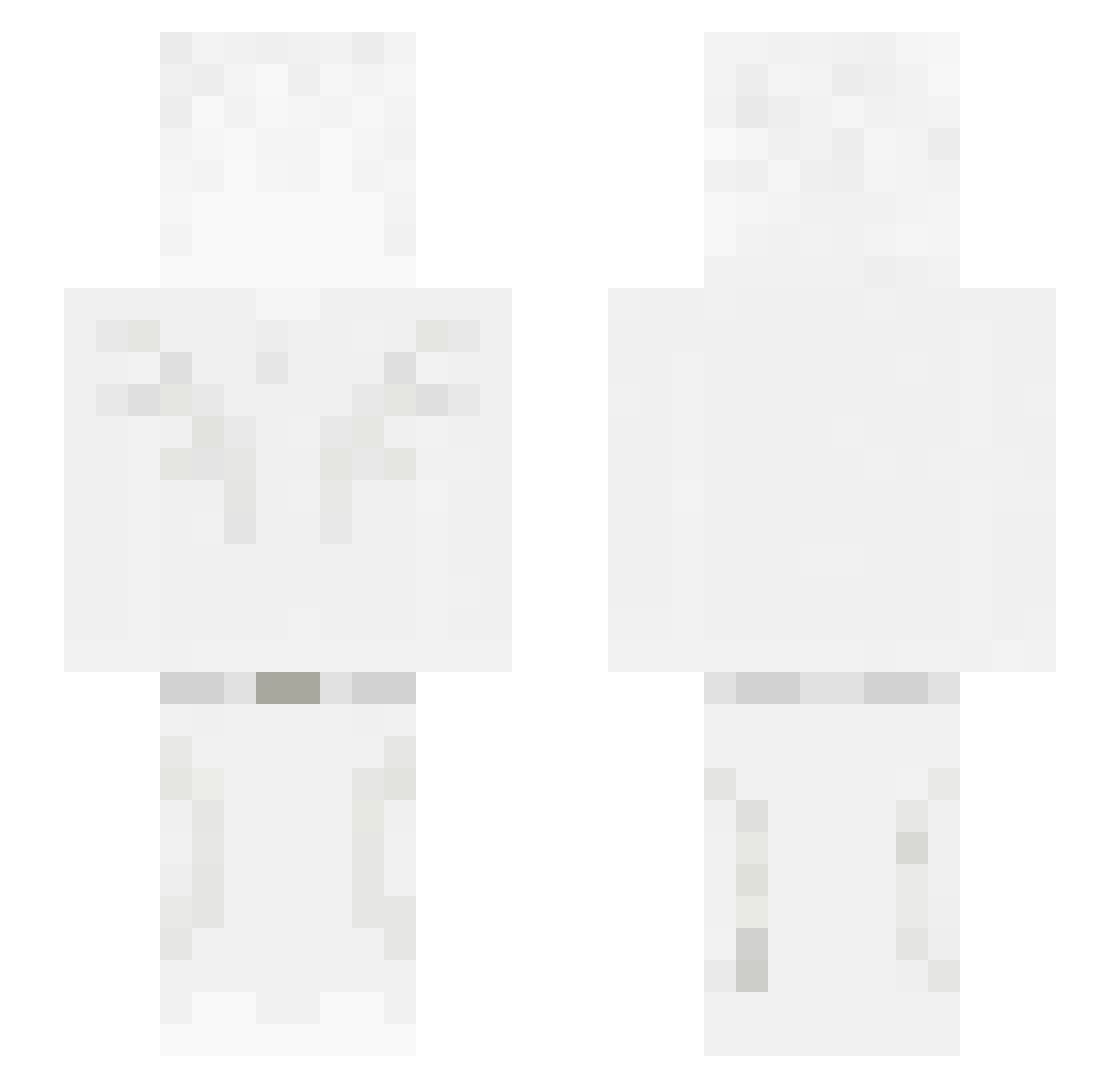 Juli102010 Minecraft skin, front and back view