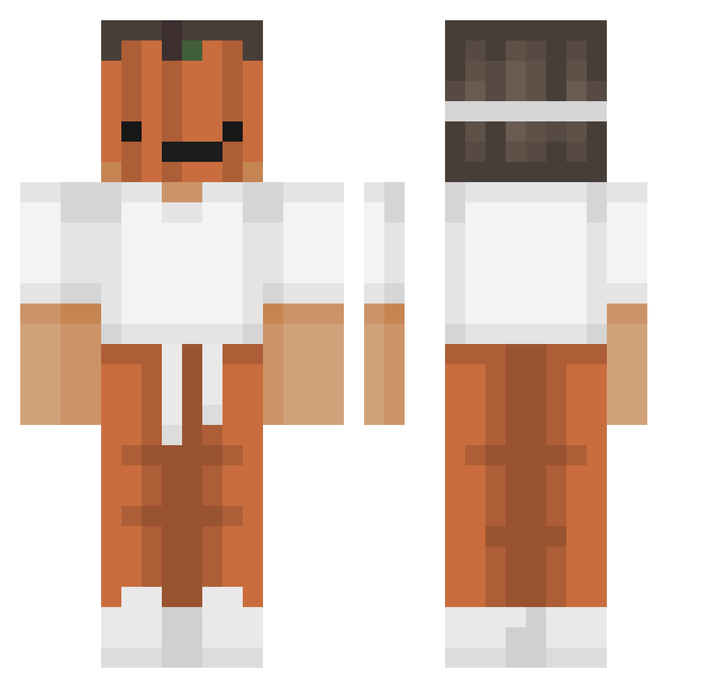 srt_dejvid Minecraft skin, front and back view