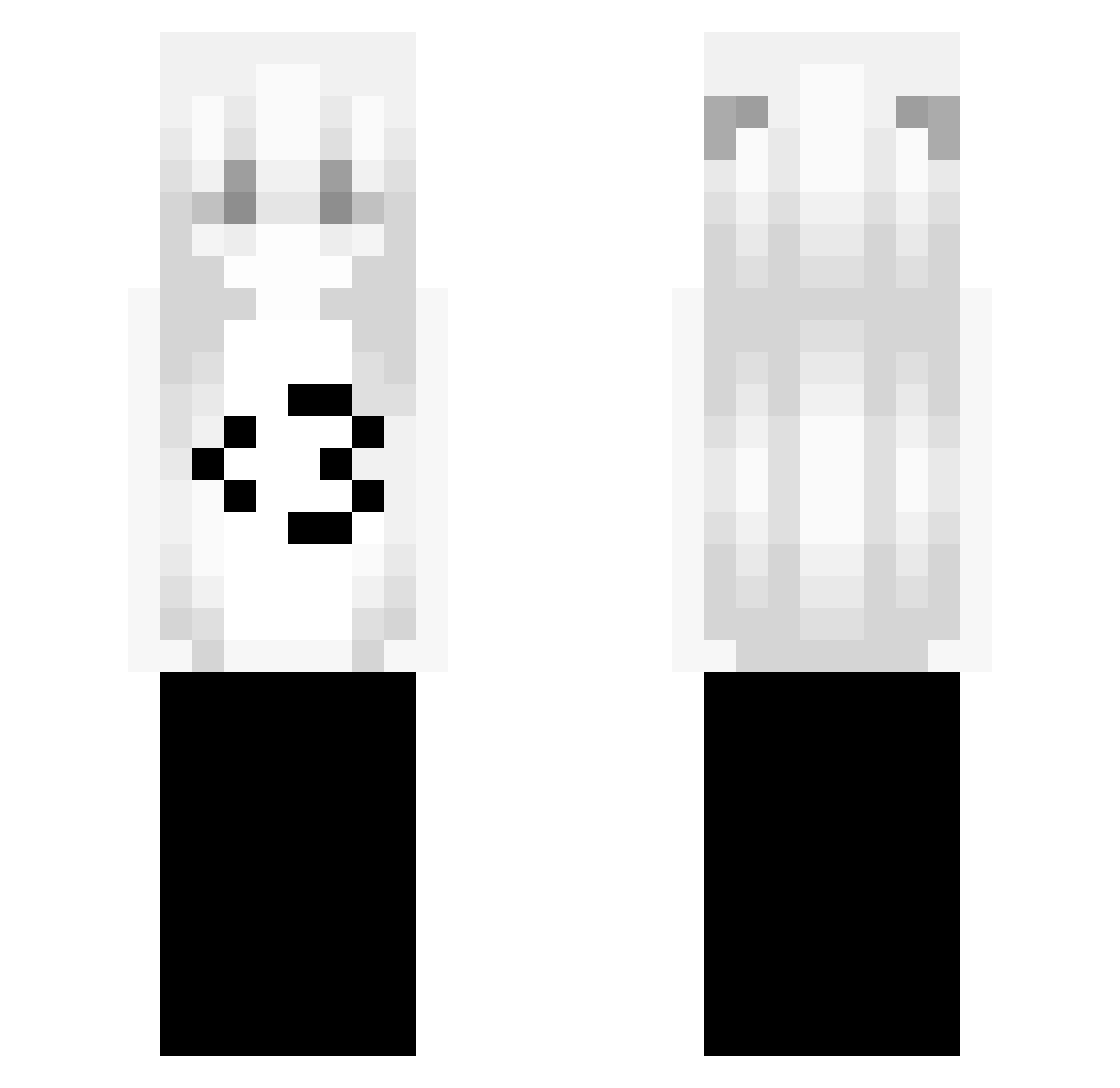 Bray_2 Minecraft skin, front and back view