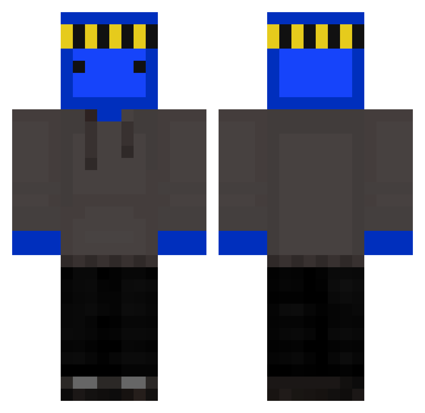 sojalenie Minecraft skin, front and back view