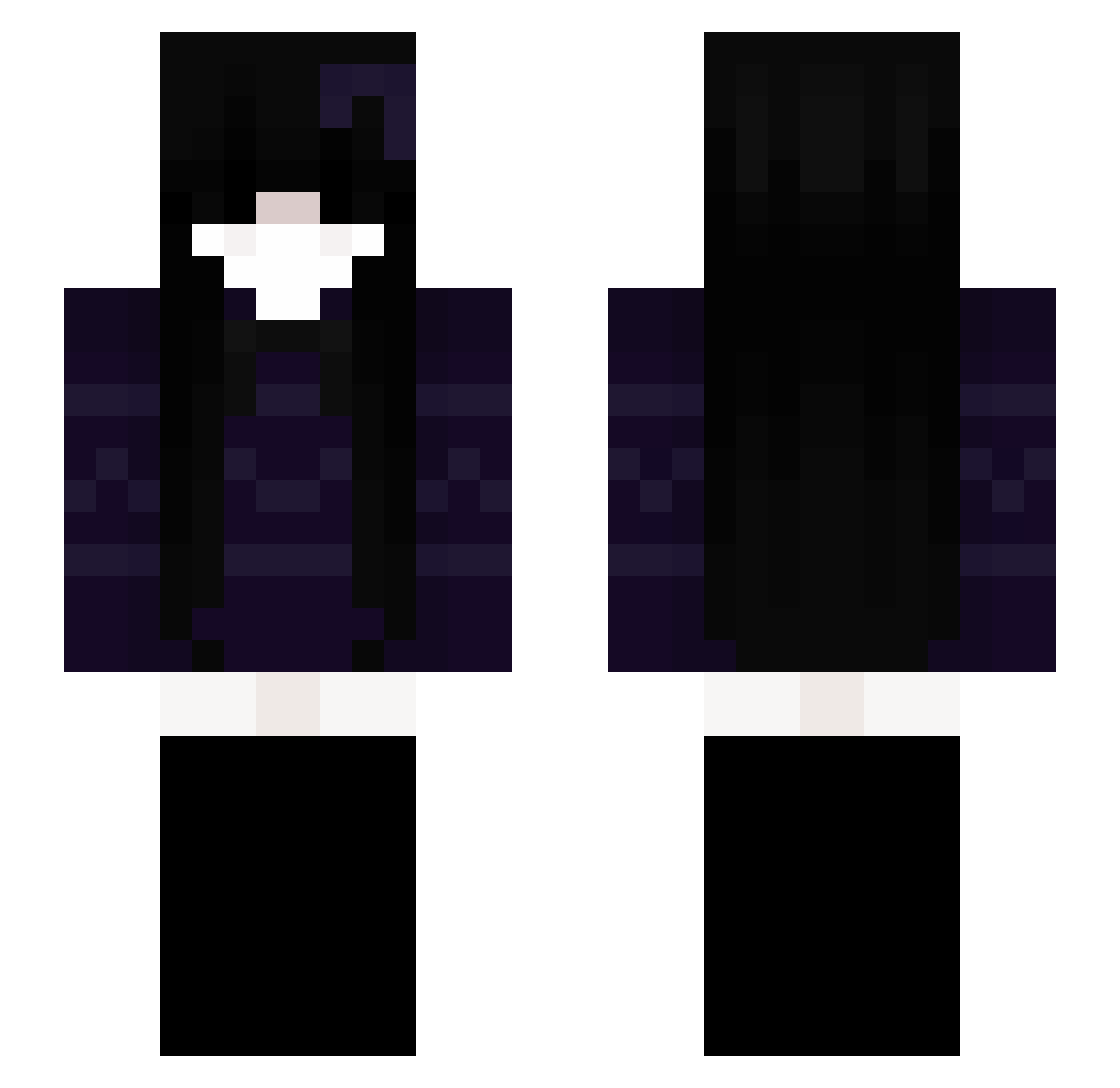 pseudobub_ Minecraft skin, front and back view