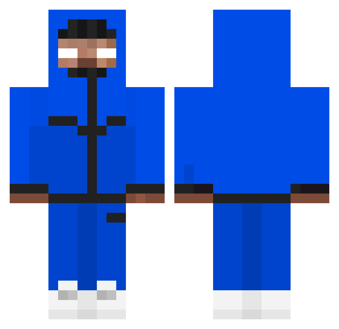 Shanov_ Minecraft skin, front and back view