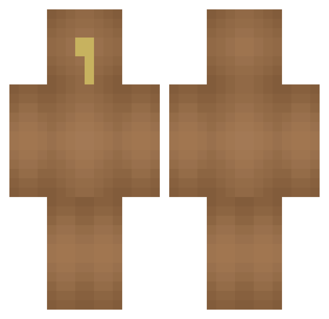 LucaTK2 Minecraft skin, front and back view
