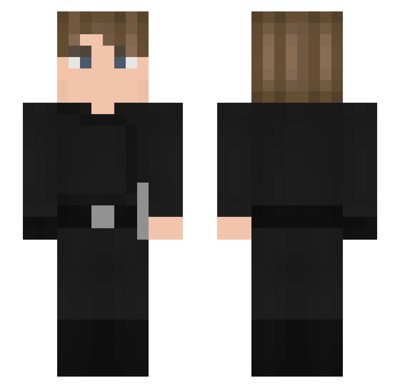 wolfpacktrooper Minecraft skin, front and back view