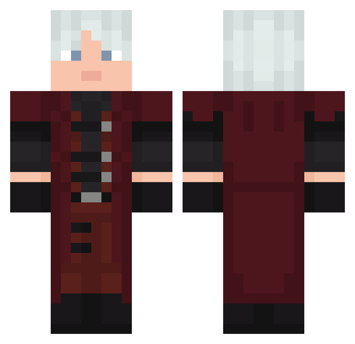Strok_ Minecraft skin, front and back view