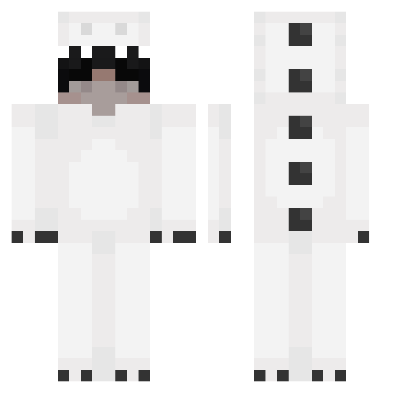 777Lukas Minecraft skin, front and back view