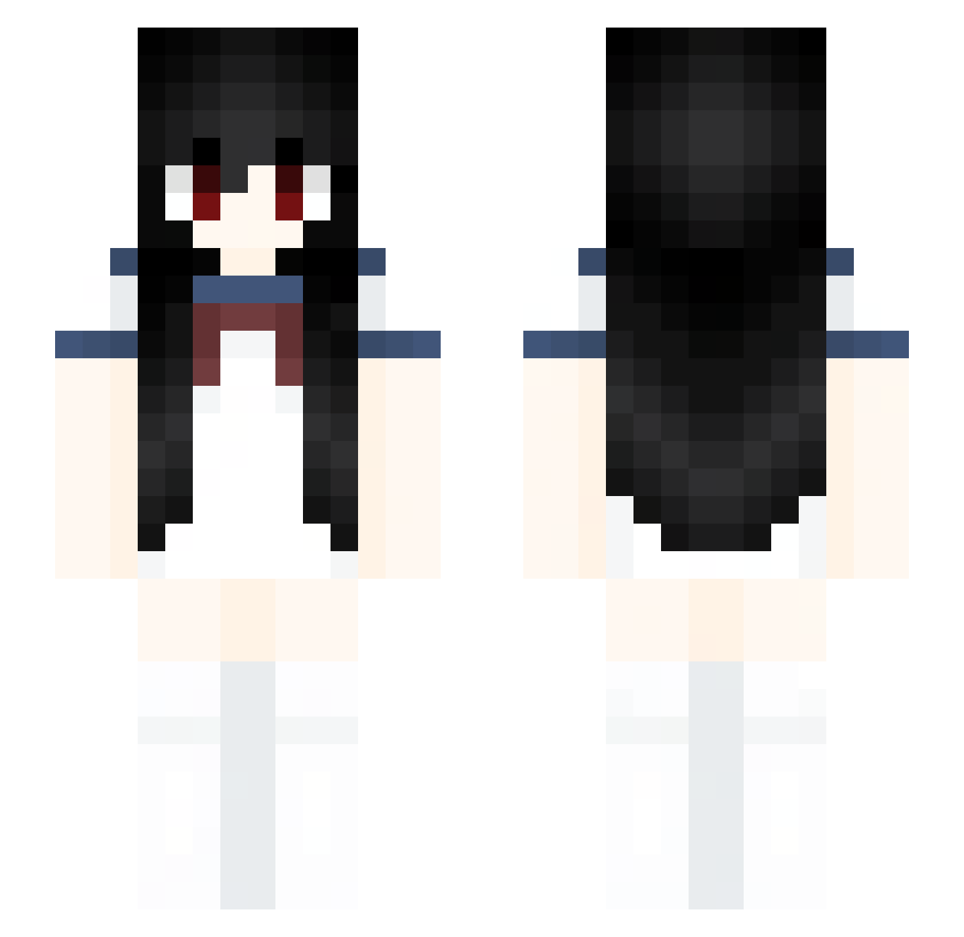 UlyanovskBestWW Minecraft skin, front and back view