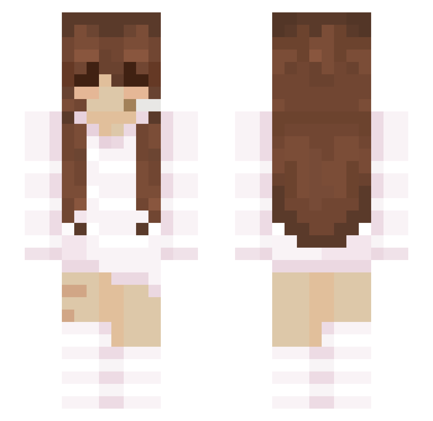 TurbinalWave410 Minecraft skin, front and back view
