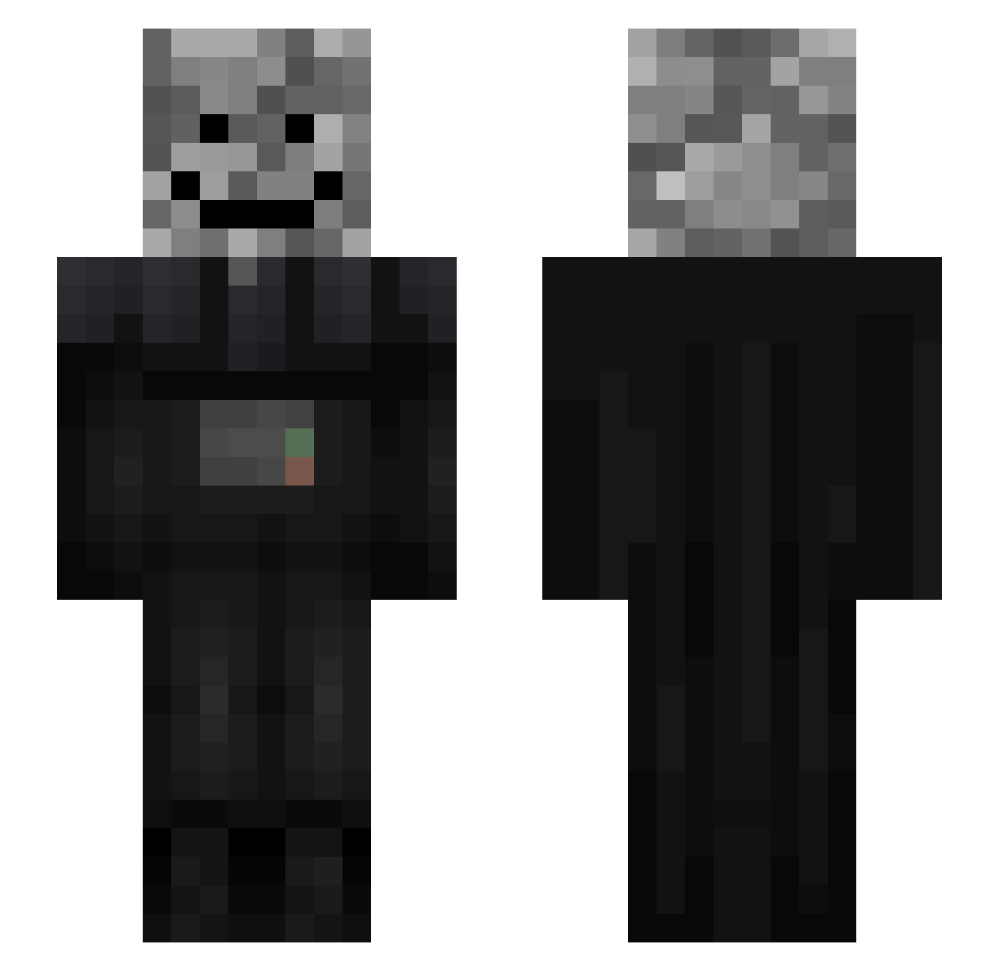 danyhvi Minecraft skin, front and back view
