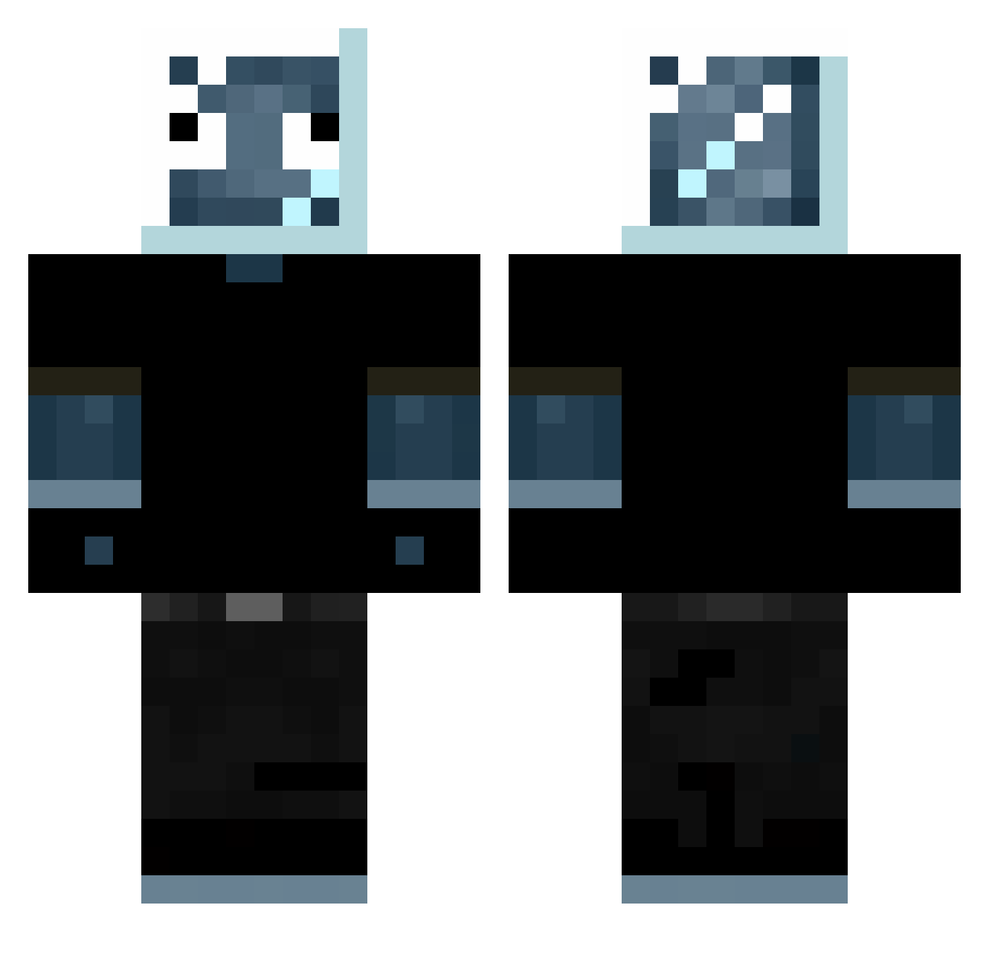 _nony Minecraft skin, front and back view
