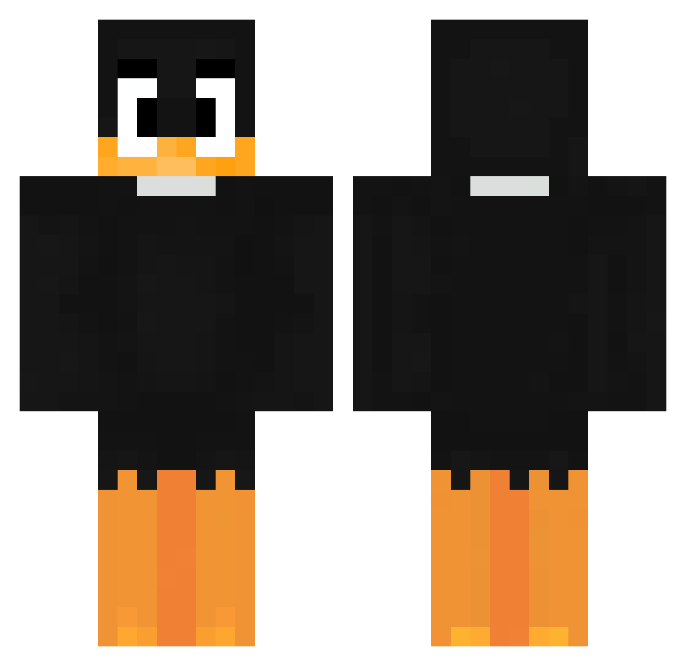 NomadTS Minecraft skin, front and back view