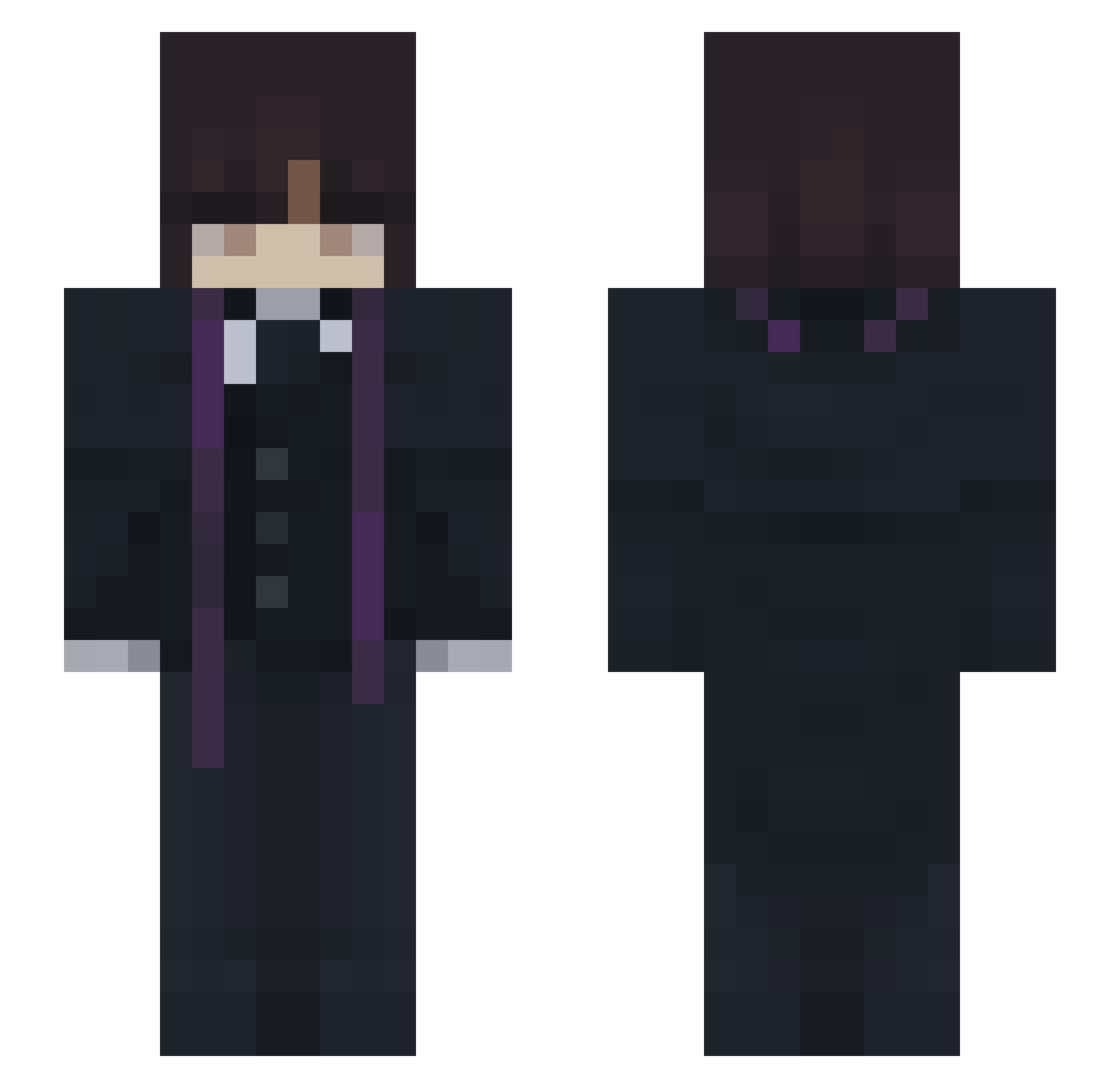 _iibasil_ Minecraft skin, front and back view