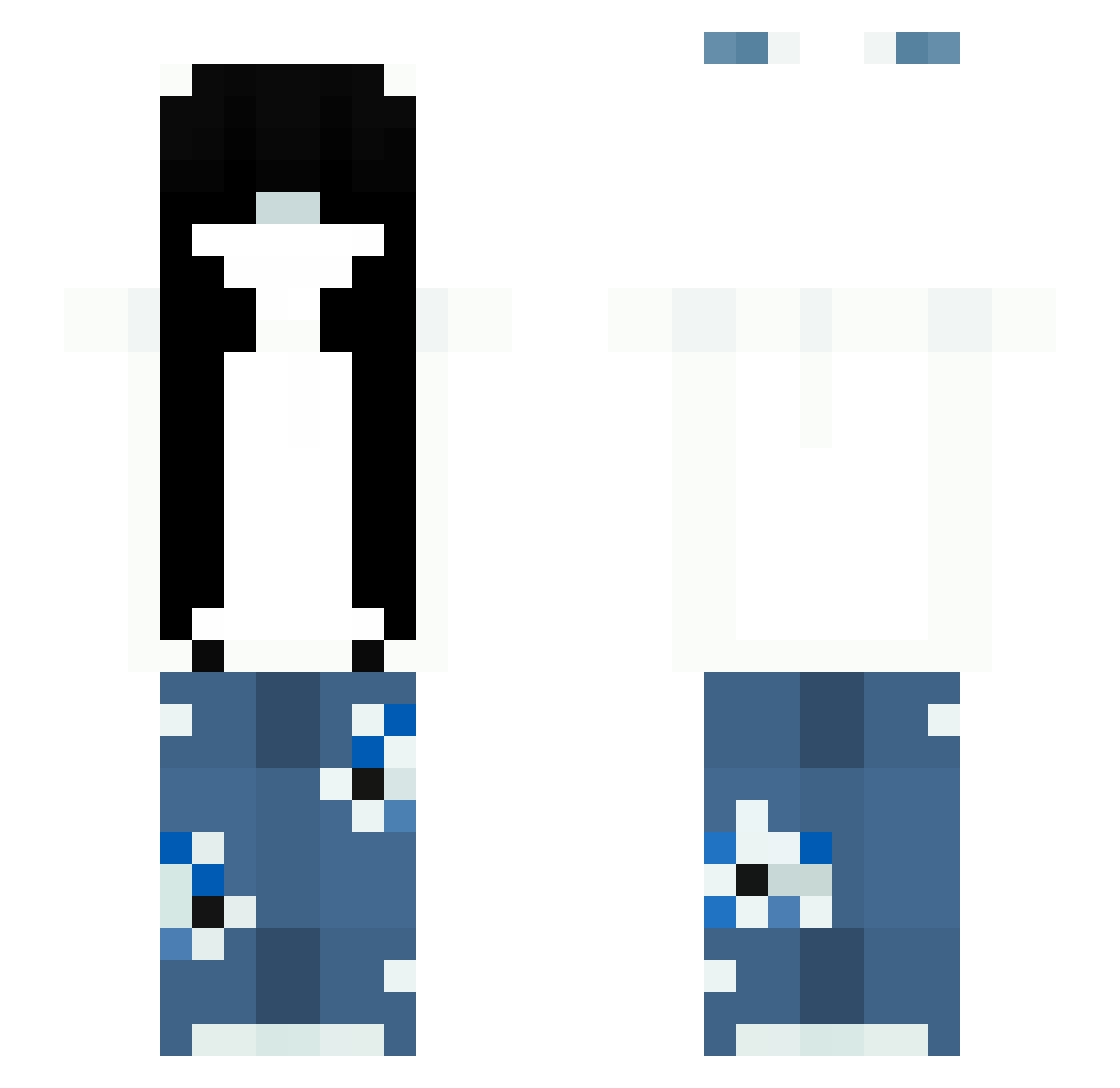 pnj__ Minecraft skin, front and back view