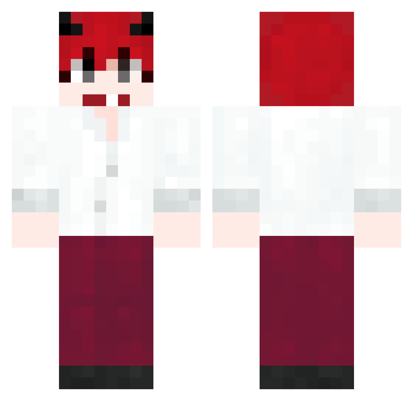 KiSang_ Minecraft skin, front and back view