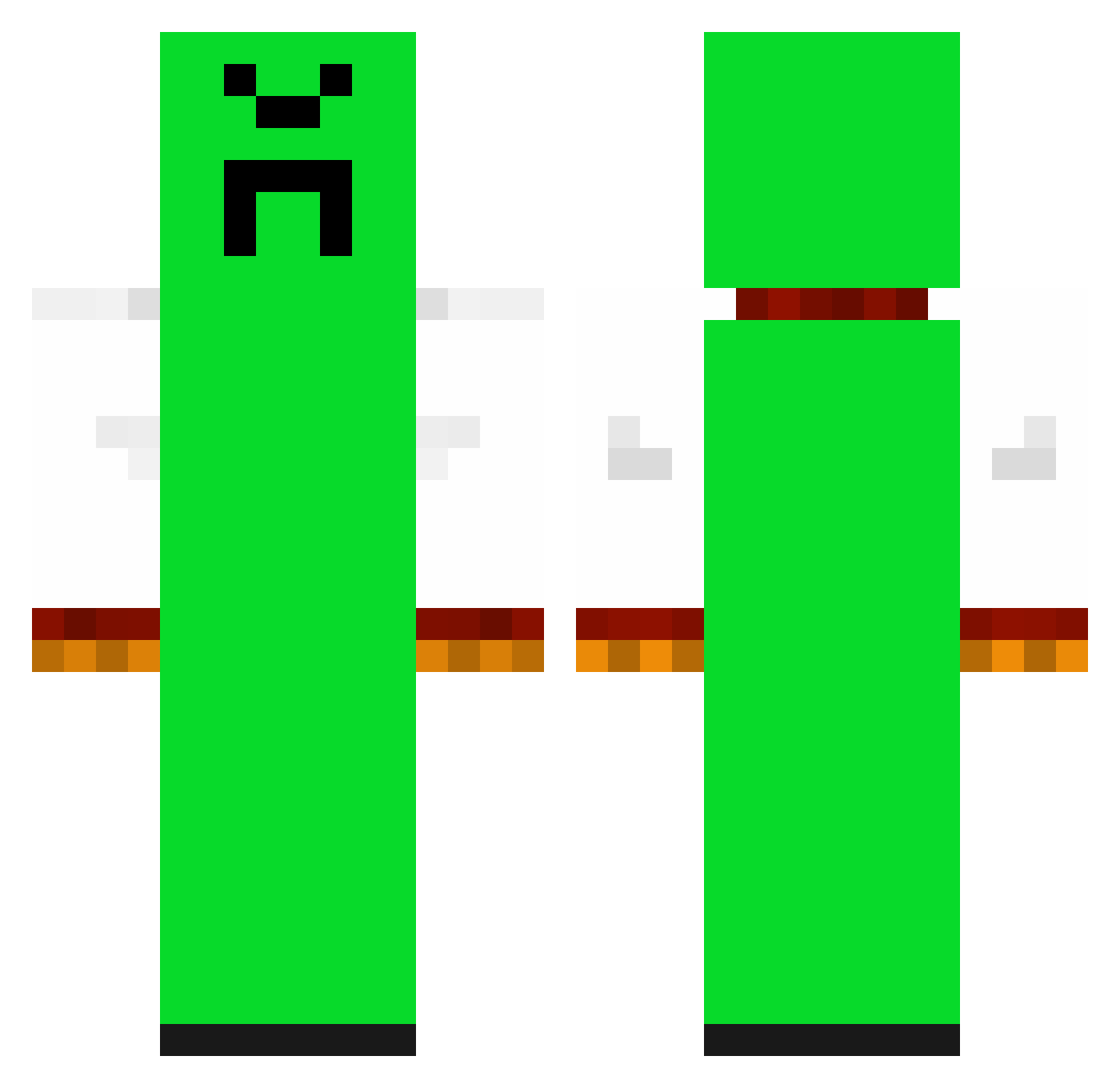 EME_OOD Minecraft skin, front and back view