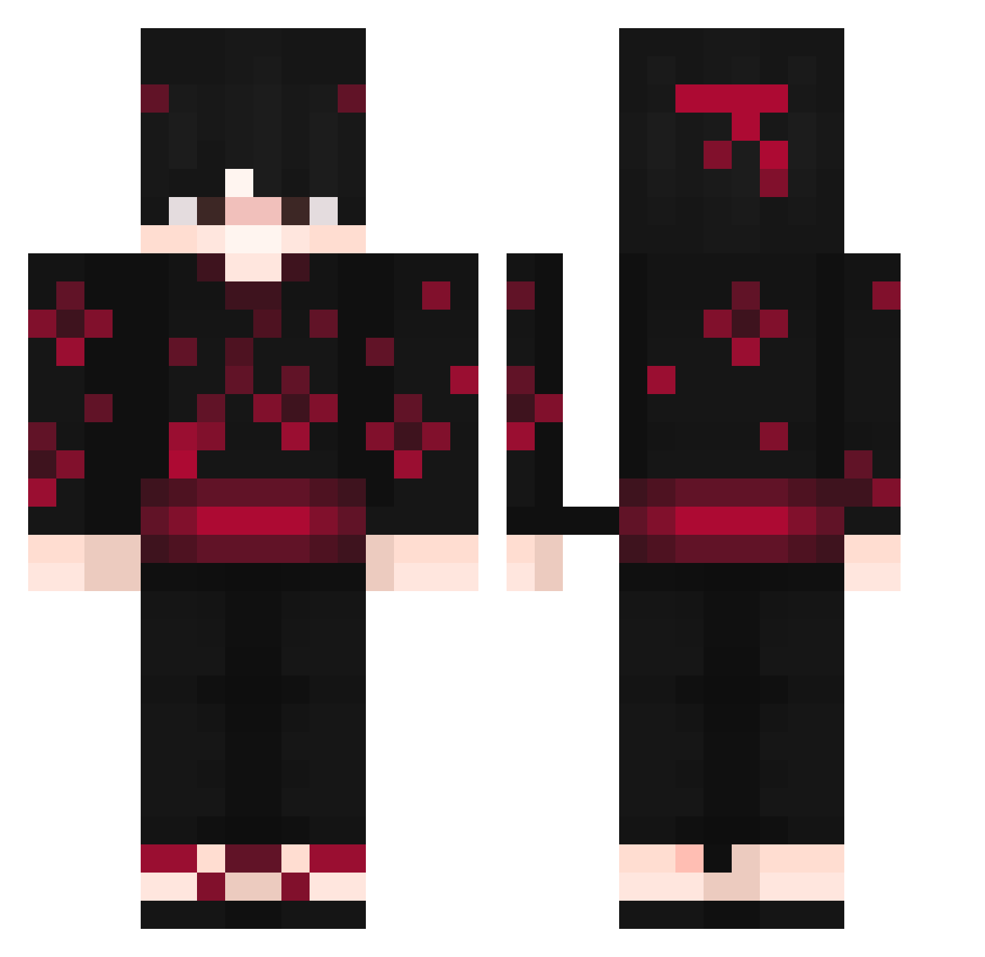 MrGibbyGibson_ Minecraft skin, front and back view
