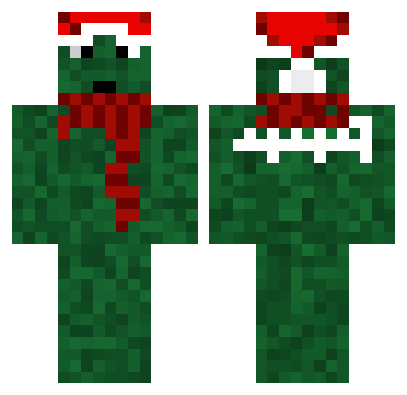 DieBohne444 Minecraft skin, front and back view