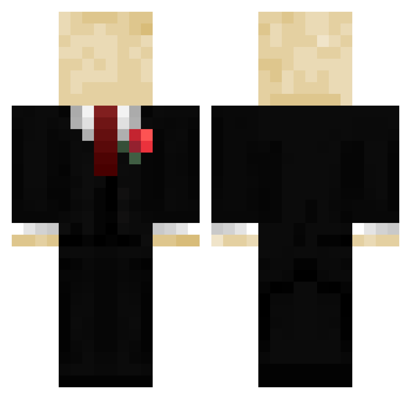 TimTam0102 Minecraft skin, front and back view