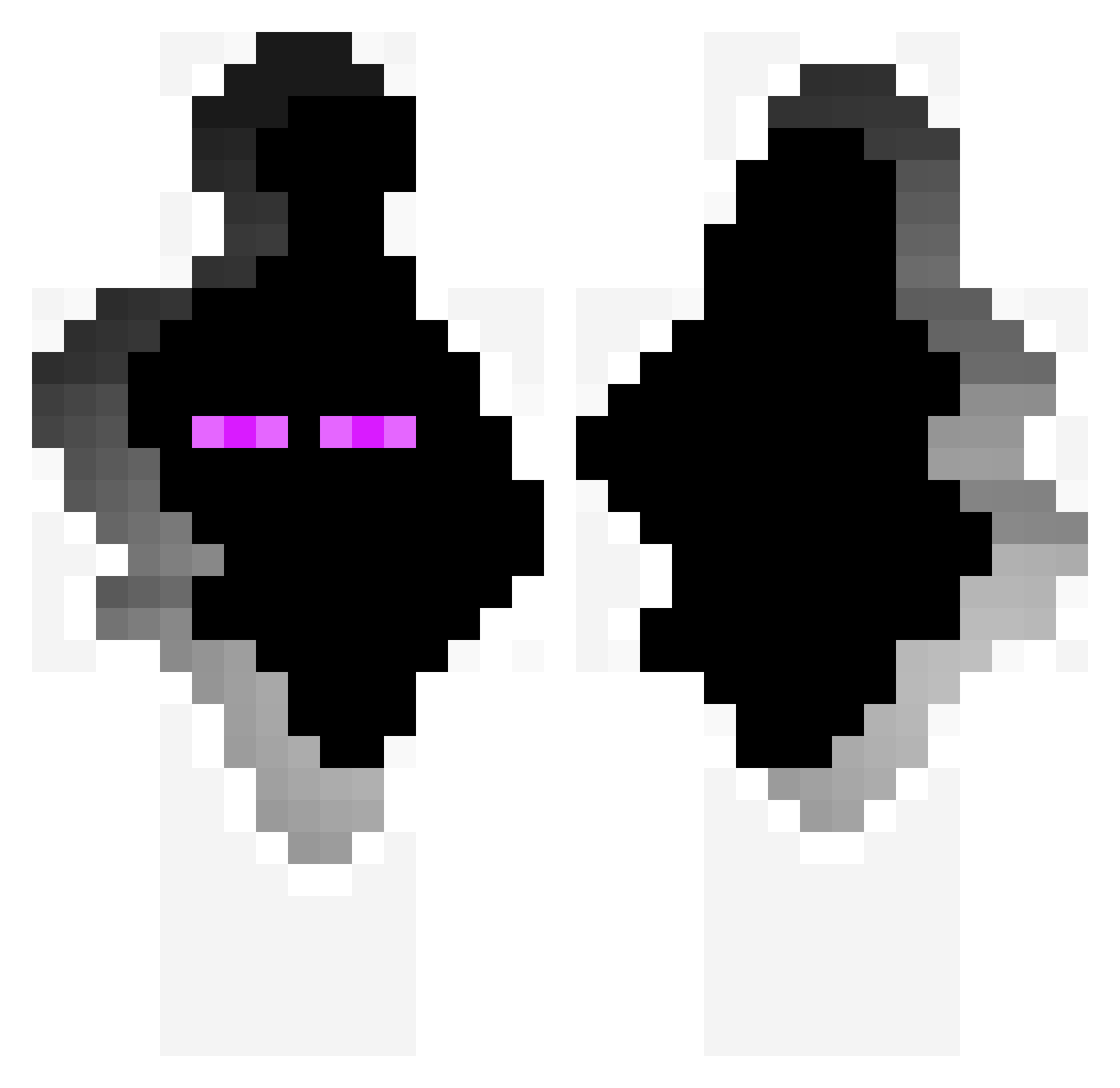 ZackJola Minecraft skin, front and back view