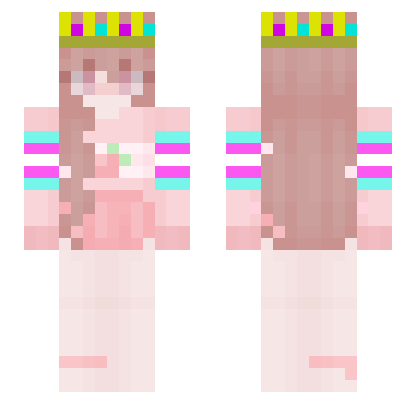 Kaladin004 Minecraft skin, front and back view
