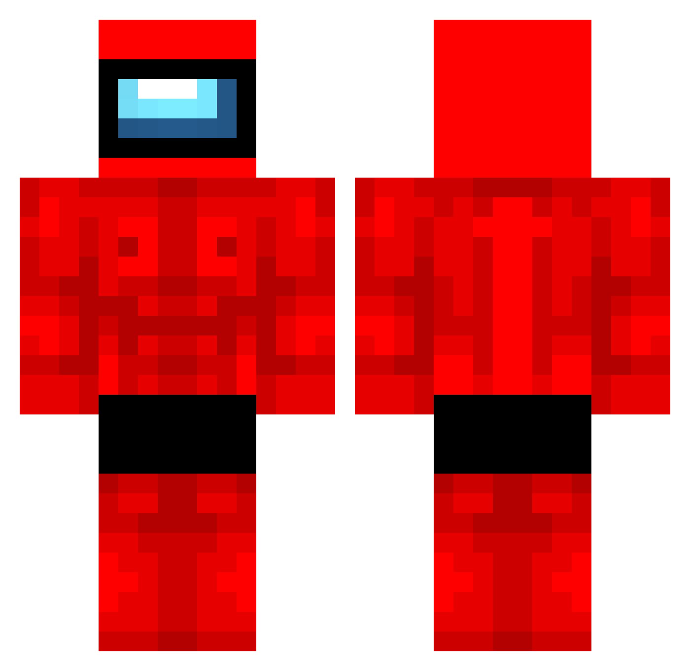 Mrrampage101898 Minecraft skin, front and back view
