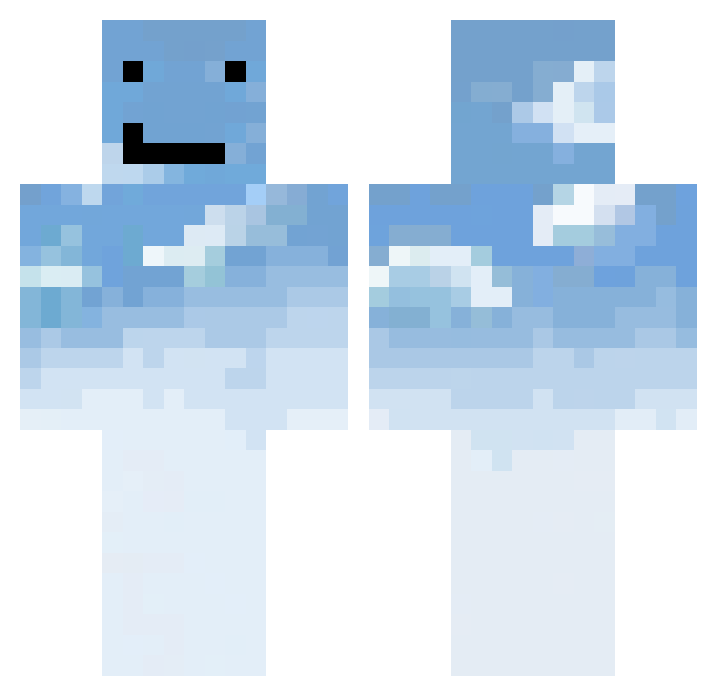 abtime746 Minecraft skin, front and back view